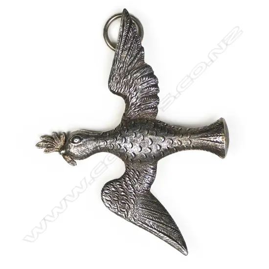 Julius Hyman (Dunedin) silver masonic jewel,